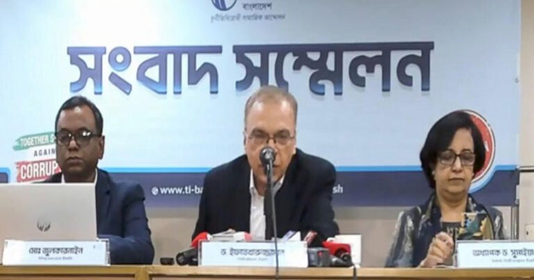 টিআইবি, আইনশৃঙ্খলা পরিস্থিতি, খুন ও অপহরণ, ড. ইফতেখারুজ্জামান, অপরাধ পরিসংখ্যান,