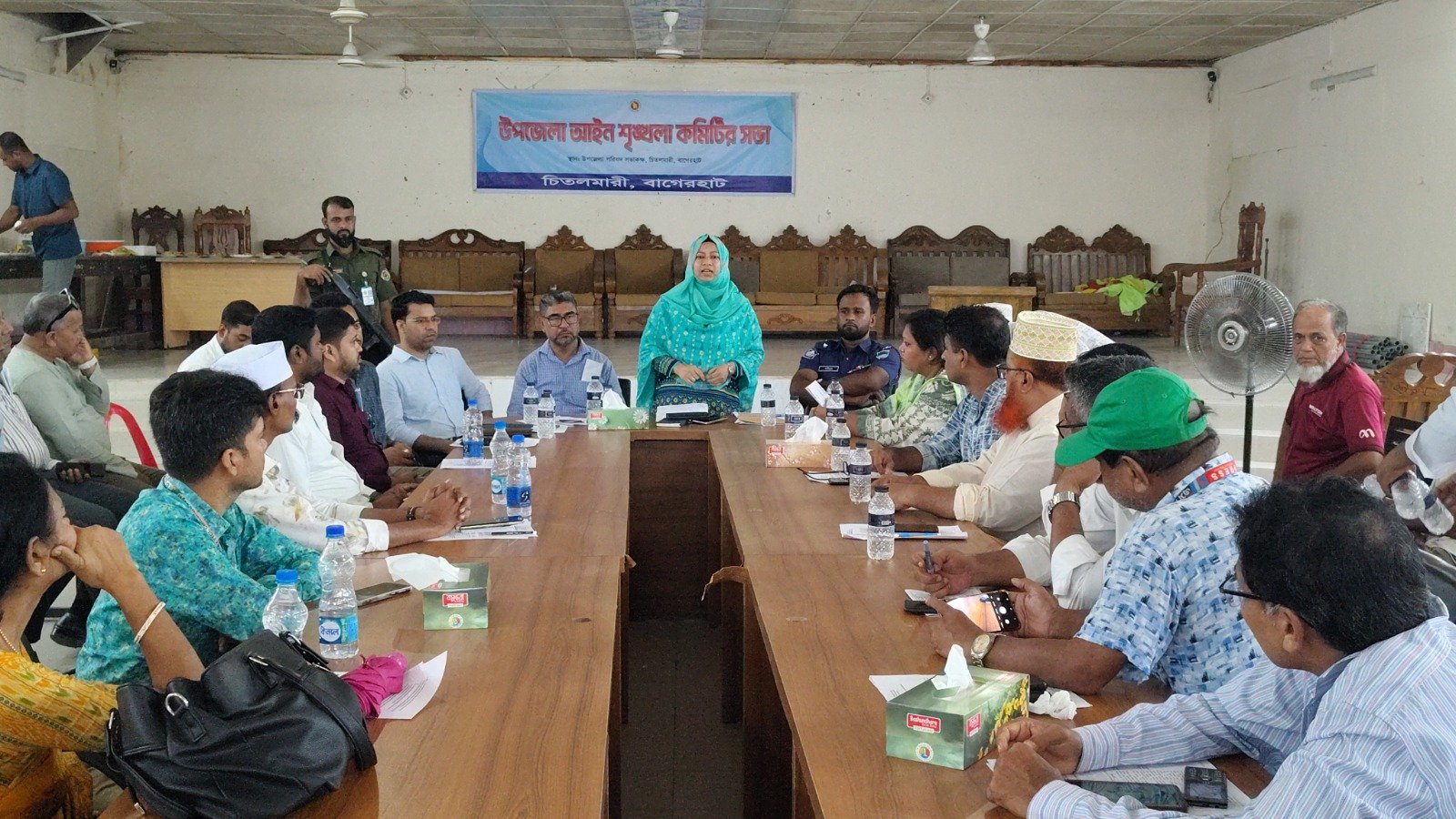 আইন-শৃঙ্খলা পরিস্থিতি নিয়ে চিতলমারীতে মাসিক সভা