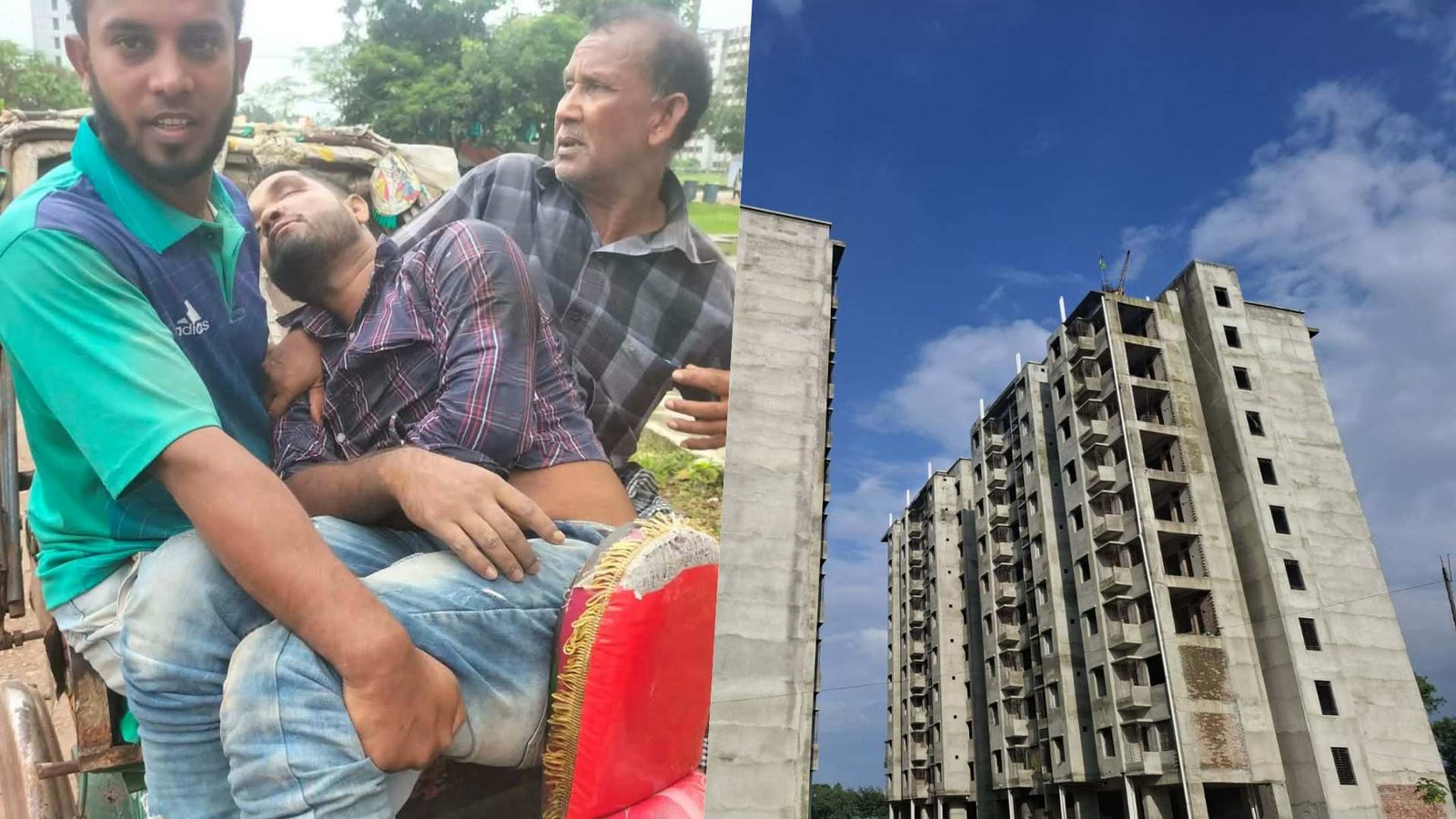 দায়িত্বশীলদের অবহেলায় থামছেই না নজরুল বিশ্ববিদ্যালয়ের নির্মাণশ্রমিকদের মৃত্যুর মিছিল