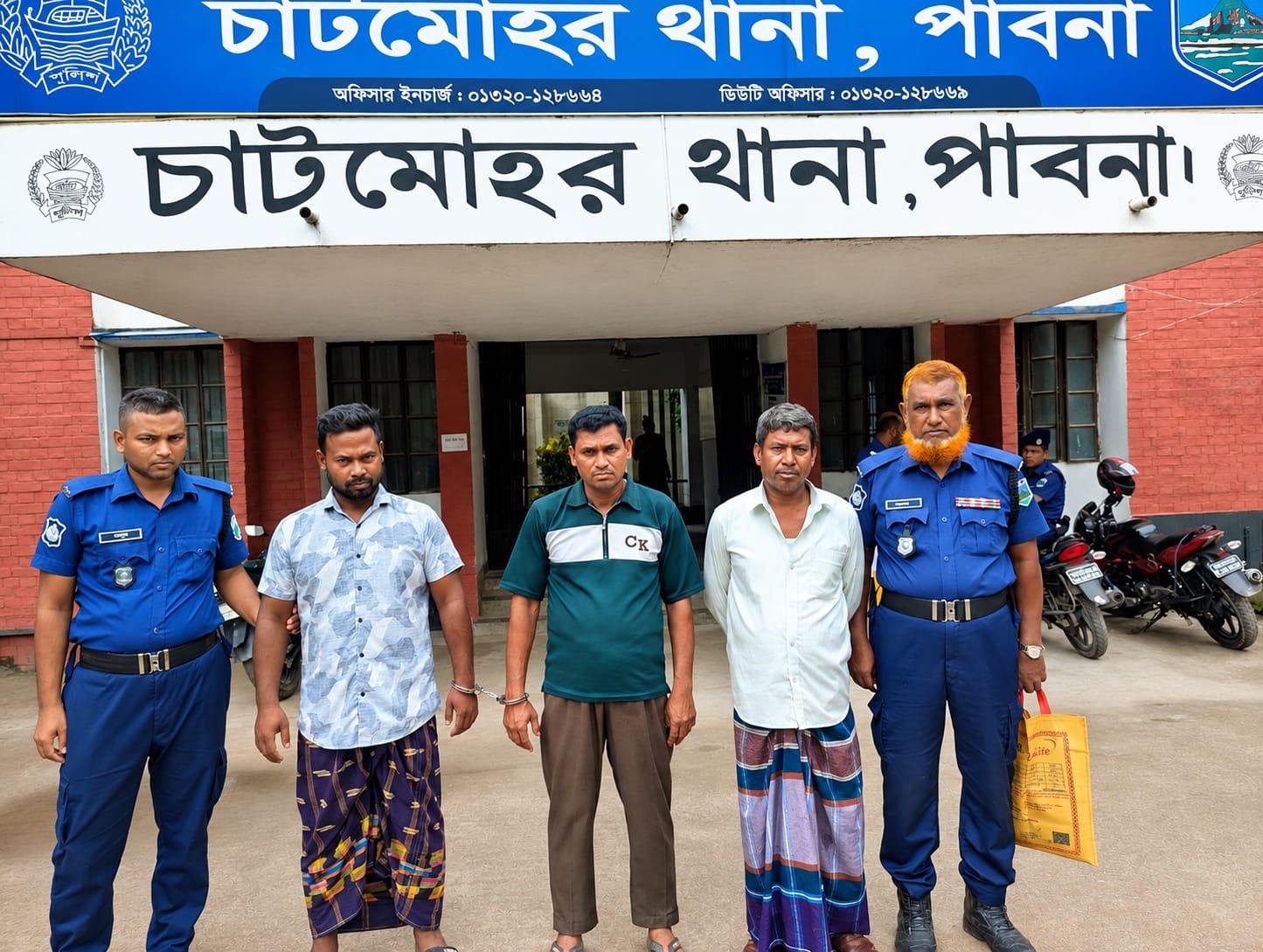 পাবনায় বিস্ফোরক মামলায় আওয়ামী লীগ ও ছাত্রলীগের তিন নেতা আটক