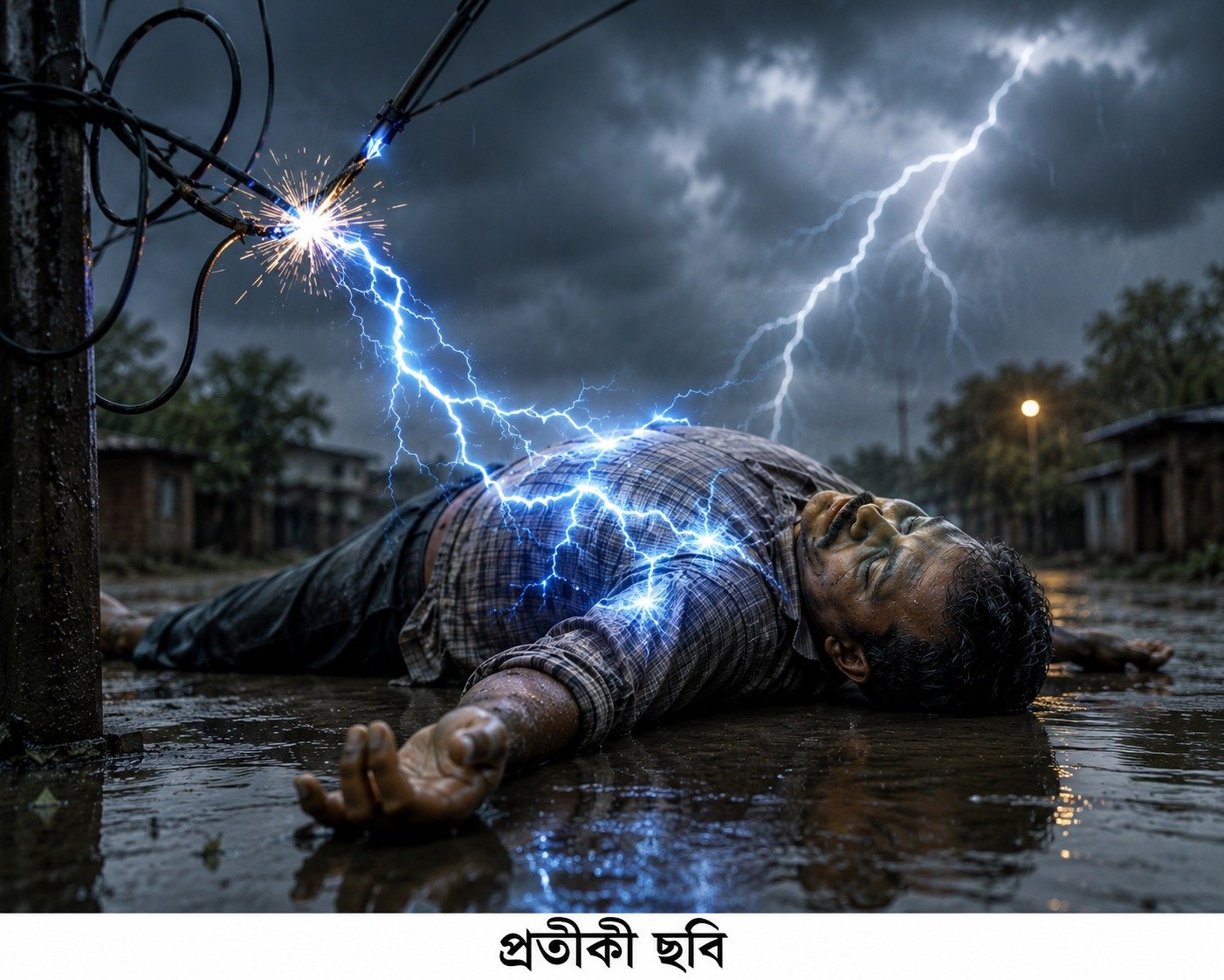 বাগেরহাটের চিতলমারীতে বিদ্যুৎস্পৃষ্ট হয়ে যুবকের মৃত্যু