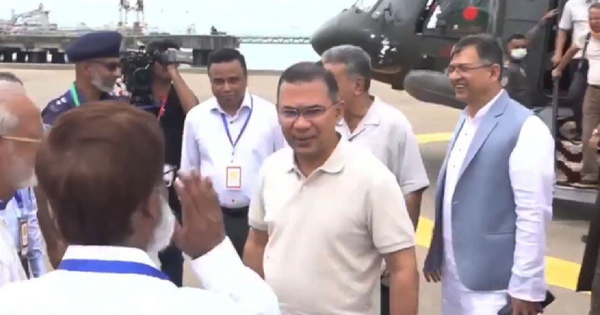 কক্সবাজারের মাতারবাড়ীতে পৌঁছালেন প্রধানমন্ত্রী তারেক রহমান