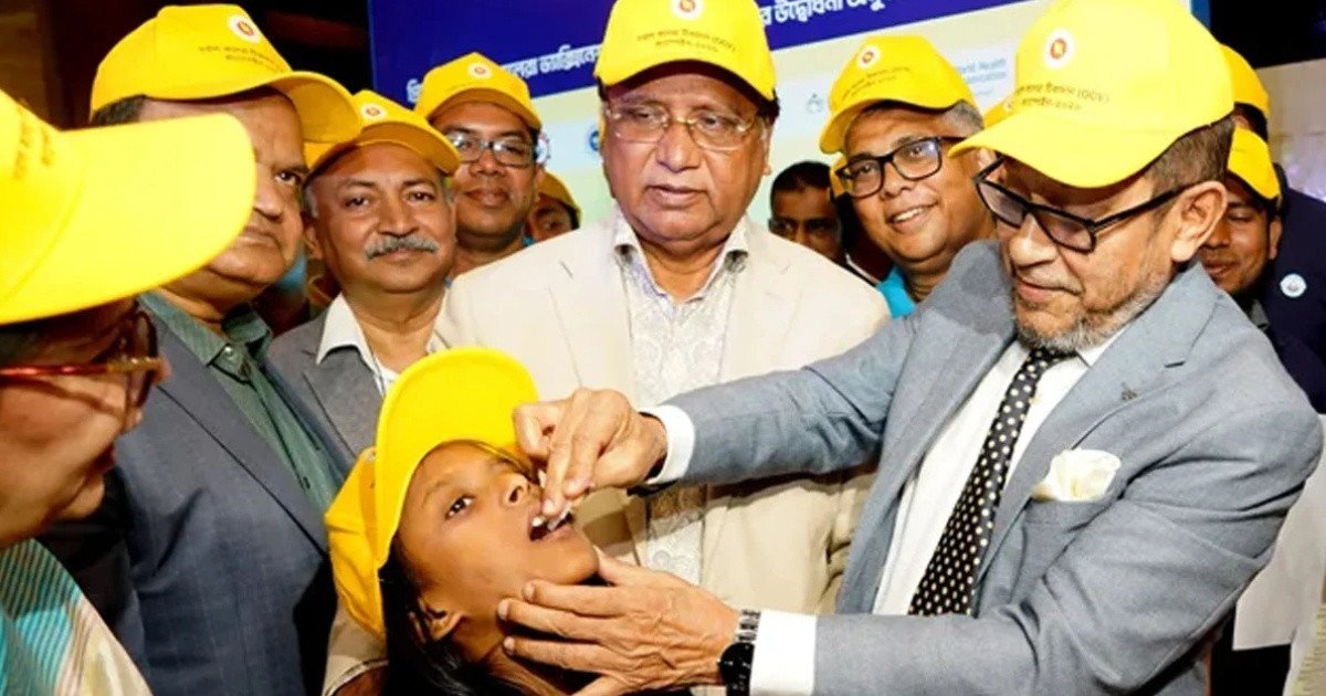 কলেরা প্রতিরোধে আজ থেকে সারাদেশে শুরু হলো দুই ডোজের টিকাদান কর্মসূচি