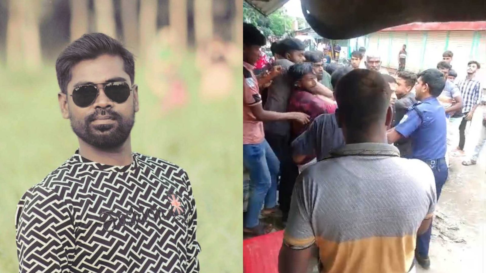 পাবনায় পুলিশের কাছ থেকে যুবলীগ নেতাকে ছিনিয়ে নিল সমর্থকেরা