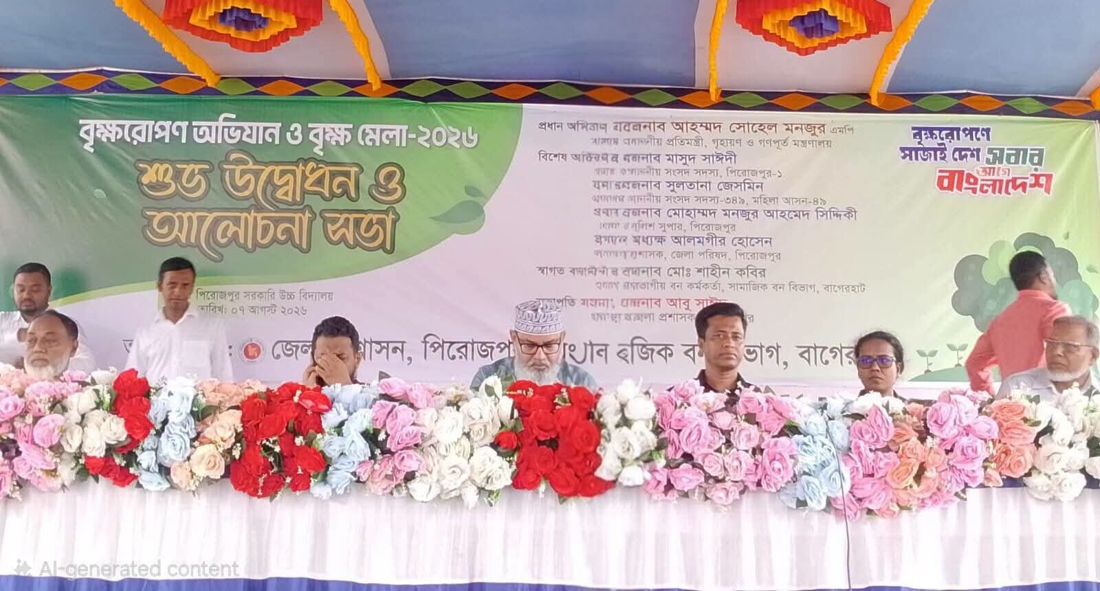 পরিবেশ ও দেশকে বাঁচাতে বেশি করে গাছ লাগানোর আহ্বান মাসুদ সাঈদীর