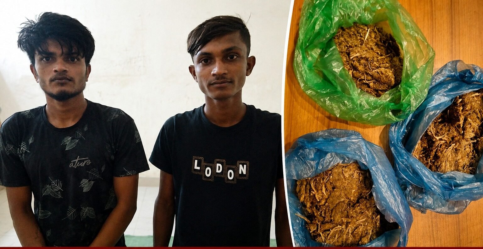 চিতলমারীতে ২০০ গ্রাম গাঁজাসহ দুই যুবক গ্রেফতার