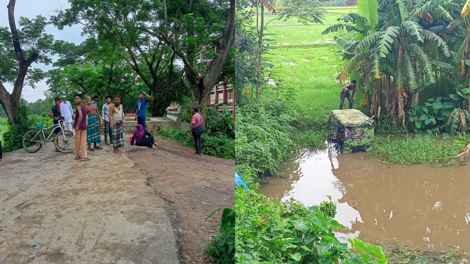 কসবা-আখাউড়া সড়কের চাপিয়া ব্রিজে বাড়ছে দুর্ঘটনা