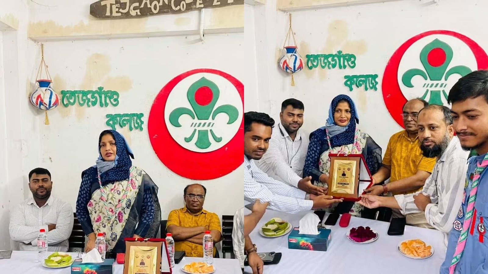 তেজগাঁও কলেজে বর্ণাঢ্য আয়োজনে রোভার স্কাউটের নবীন বরণ অনুষ্ঠিত