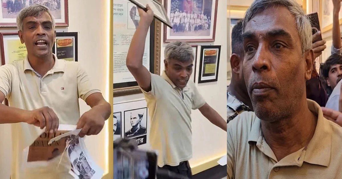 জিন্নাহর ছবি সরিয়ে আলোচনায় ঢাবির উর্দু বিভাগের শিক্ষার্থী আবু তৈয়ব