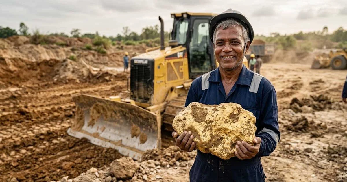 মাটি খুঁড়তেই মিলল ৯ কেজির বিরল সোনার পিণ্ড