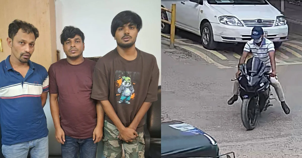 বসুন্ধরায় মোটরসাইকেল চোরচক্রের ৩ সদস্য আটক