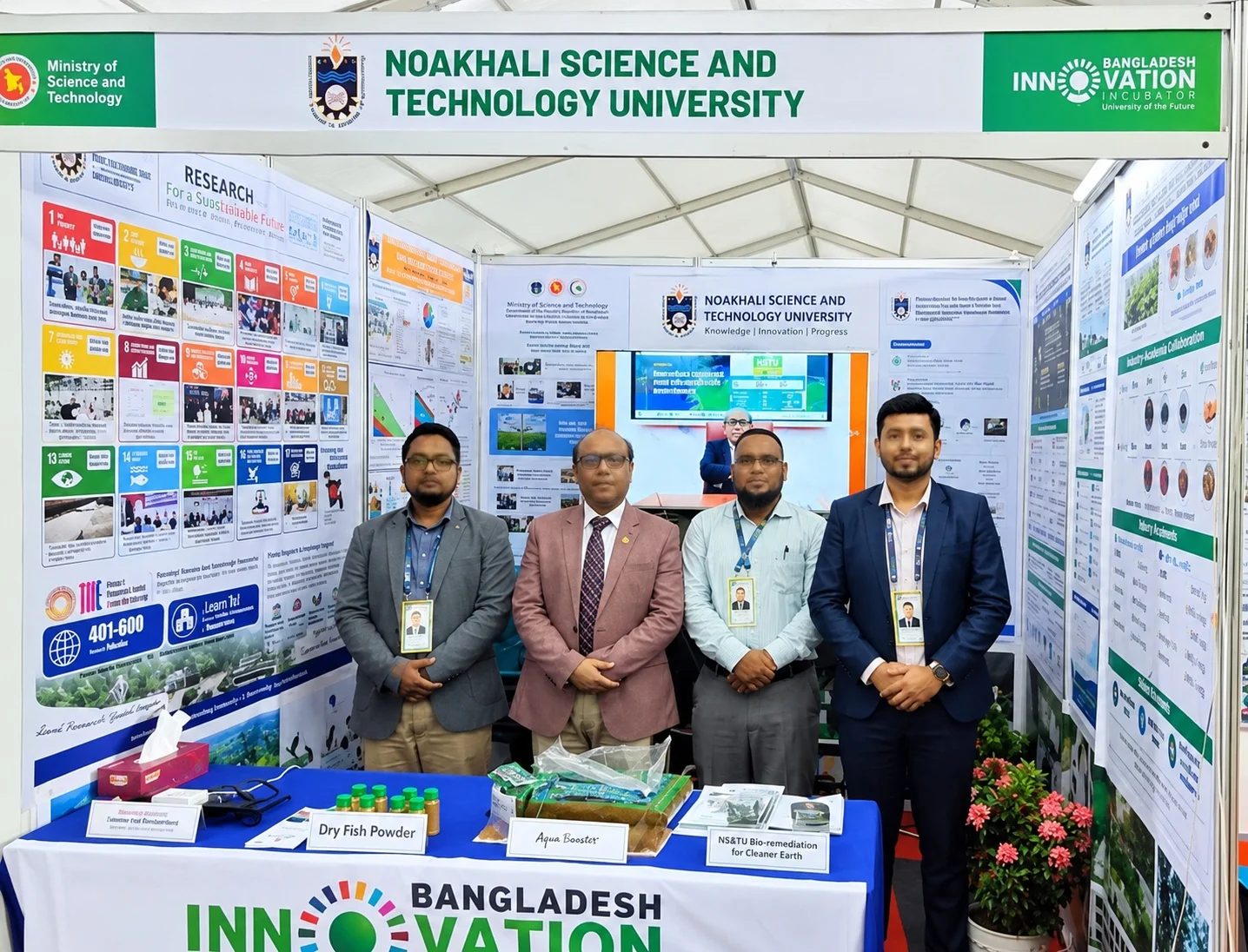 বাংলাদেশ ইনোভেশন ফেয়ারে নজর কাড়ছে নোবিপ্রবির ছয় উদ্ভাবনী প্রকল্প