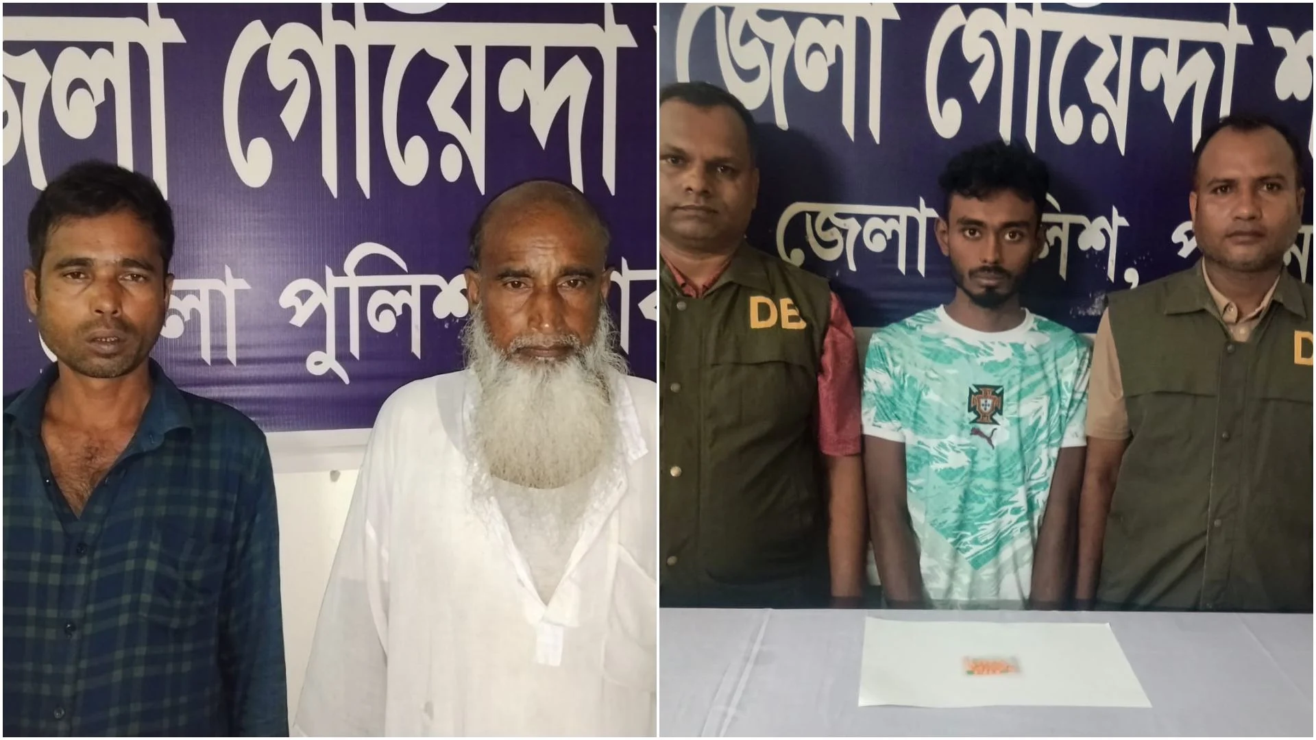 পাবনায় ডিবির ঝটিকা অভিযান: তিন স্থান থেকে ১৭০ পিস ইয়াবা ও এসকাফসহ গ্রেপ্তার ৫