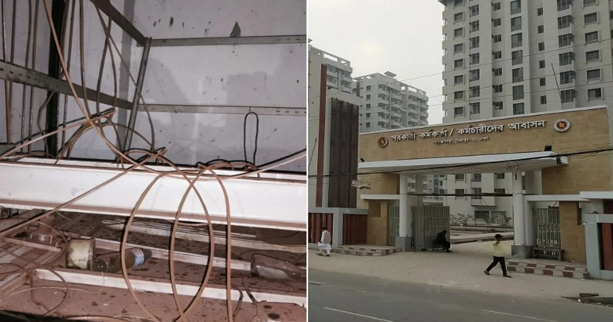 রাজধানীতে লিফট ছিঁড়ে পড়ে আহত ৬