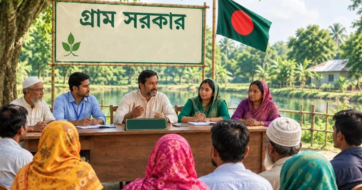 সেবা ও রাজনীতিতে স্বচ্ছতা আনতে আসছে গ্রাম সরকার