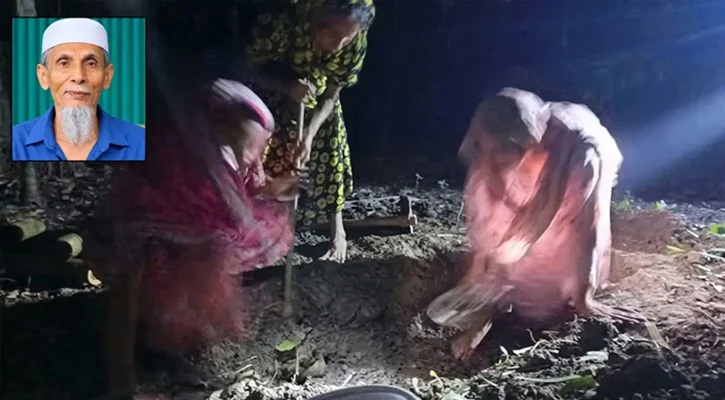 সাঈদীর মামলার বাদী মানিক পশারীর মরদেহ নিয়ে দিনভর উত্তেজনা, গভীর রাতে দাফন