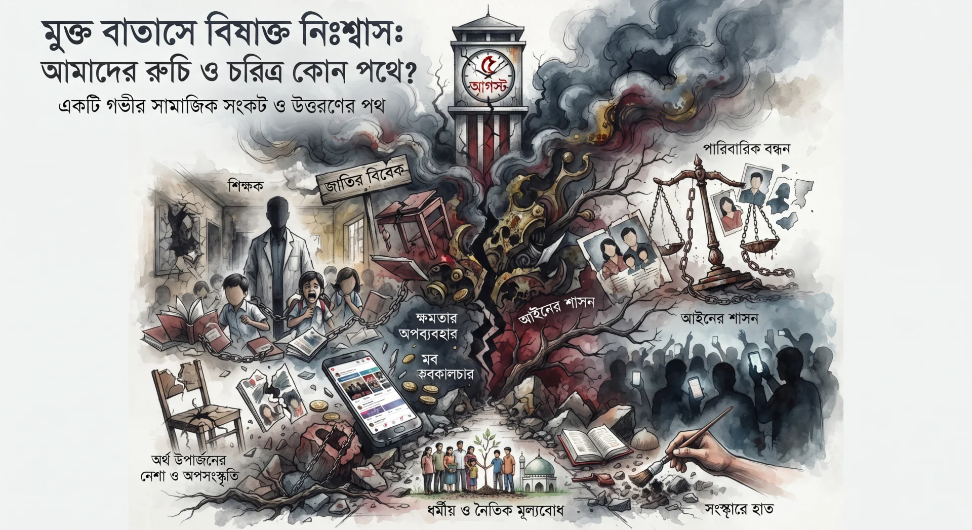 মুক্ত বাতাসে বিষাক্ত নিঃশ্বাস: আমাদের রুচি ও চরিত্র কোন পথে?