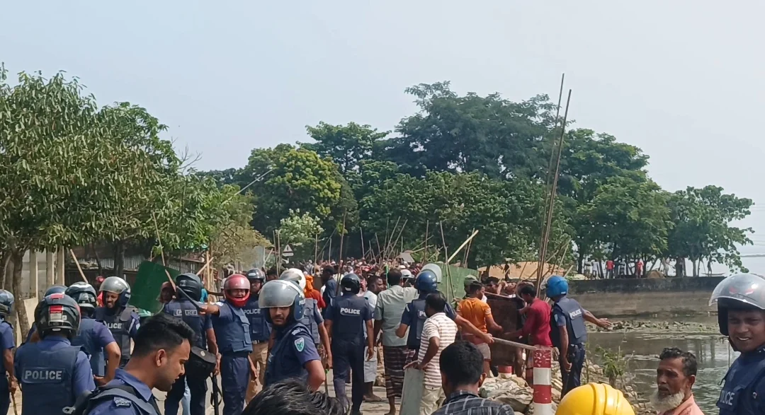 তাহিরপুরে দুই গ্রামের মধ্যে সংঘর্ষ অর্ধশতাধিক আহত