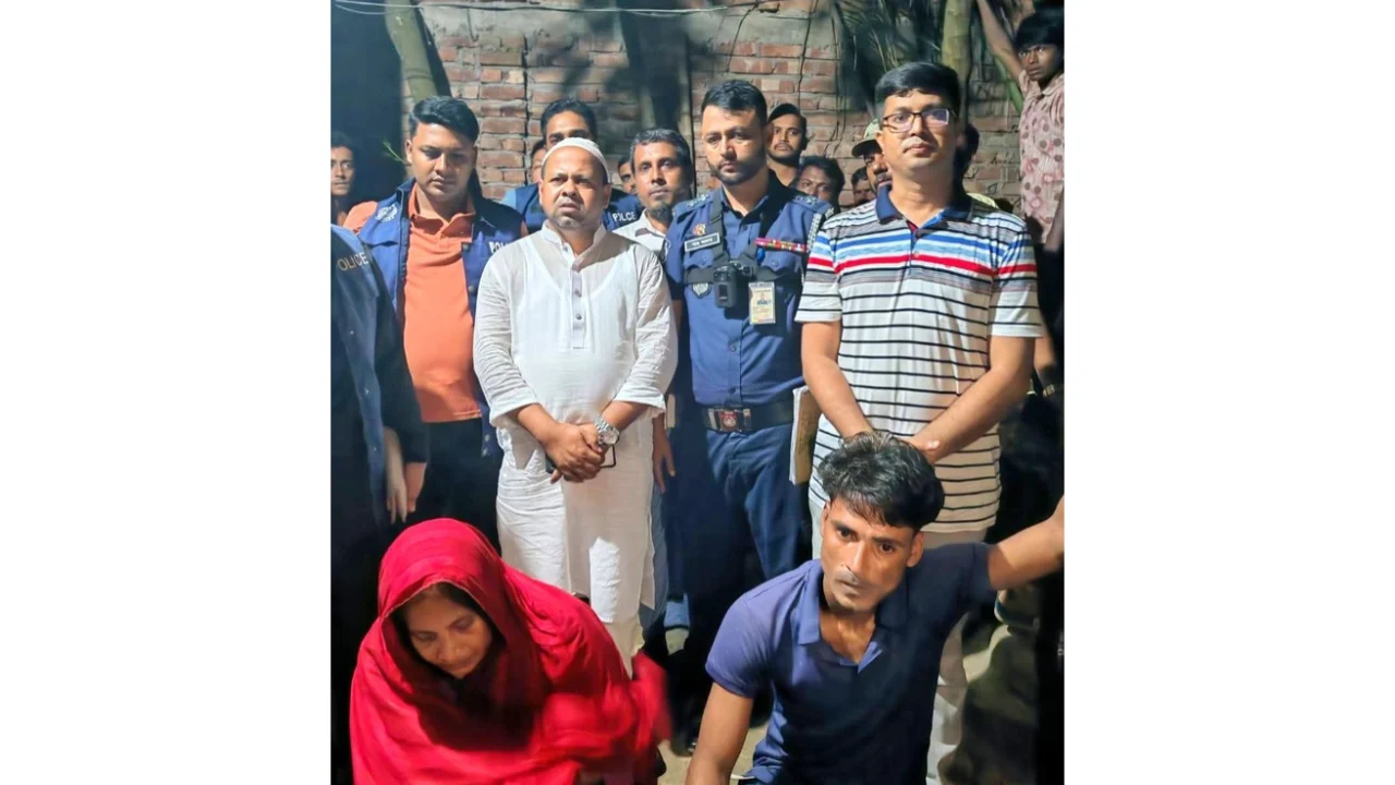কসবার মঈনপুর বাজারে মাদকবিরোধী অভিযান, নারীসহ দুজনের কারাদণ্ড