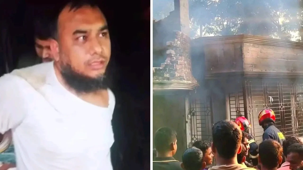 পাবনায় ছাত্রীকে ধর্ষণচেষ্টার অভিযোগে শিক্ষক আটক, মাদ্রাসায় আগুন
