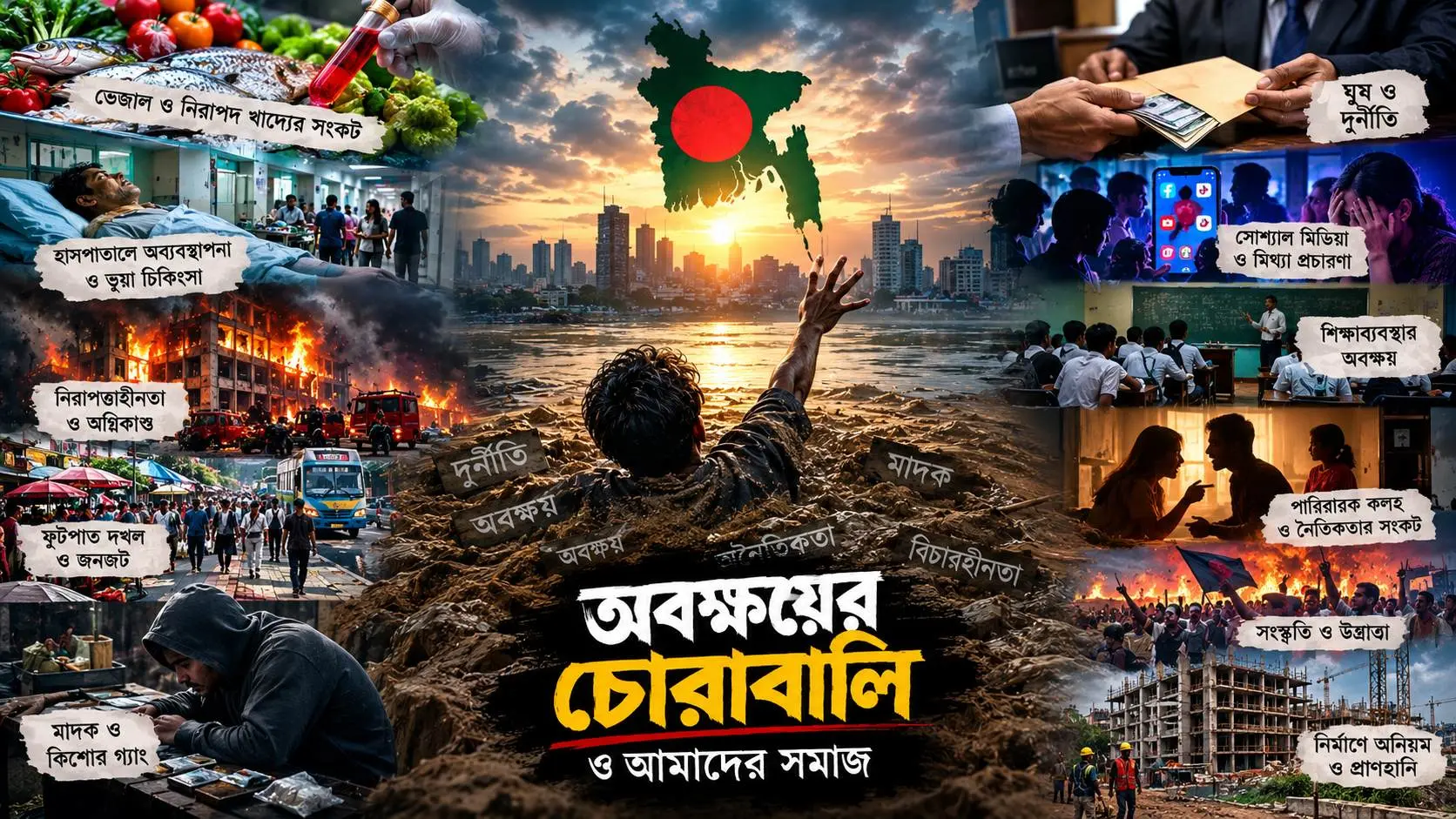 অবক্ষয়ের চোরাবালি ও আমাদের সমাজ