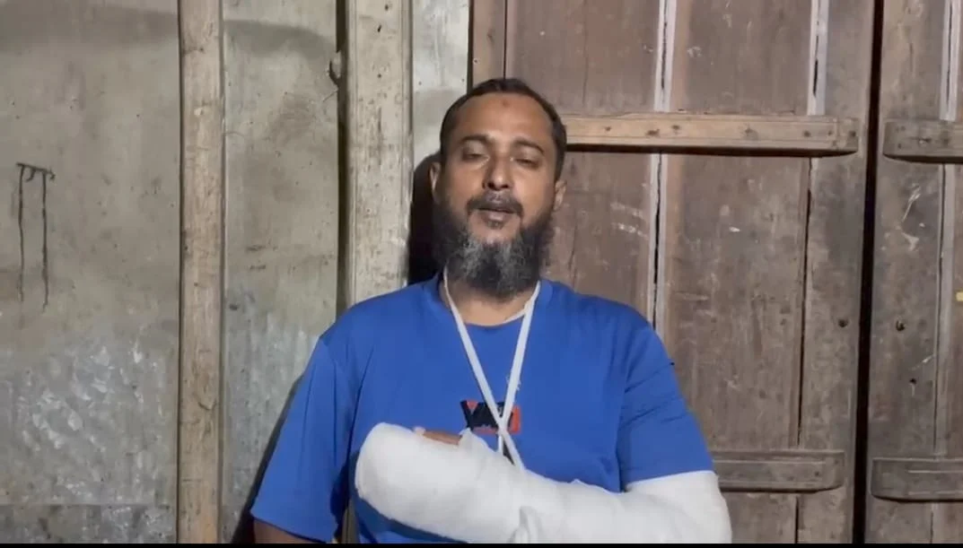 নাসিরনগরে ব্যাংক থেকে টাকা তুলে ফেরার পথে যুবককে ছুরিকাঘাত