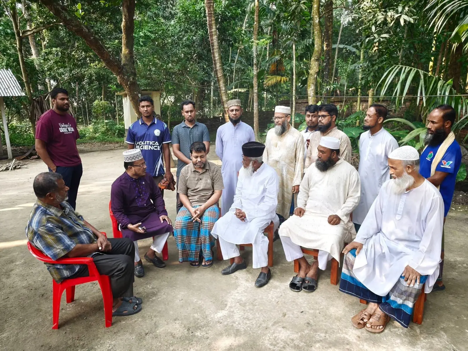 মণিরামপুরে অসুস্থ মাছুদুর রহমানকে দেখতে গেলেন এমপি গাজী এনামুল হক